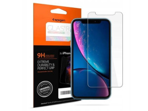 Spigen szkło hartowane Apple iPhone XR/ 11 Glas.tR Slim HD