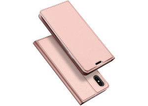 Etui ochronne z klapką Dux Ducis Skin skórzane do Apple iPhone XS Max Różow