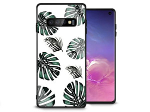 Etui Alogy Glass Armor Case do Samsung Galaxy S10 Liście