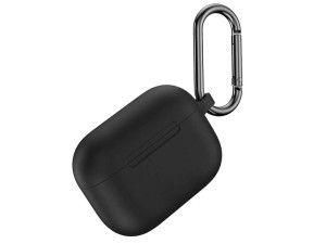 Silikonowe etui Alogy na słuchawki Apple AirPods Pro Czarne