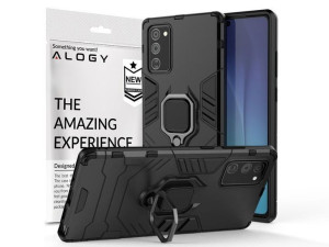 Etui Alogy Stand Ring Armor do Samsung Galaxy Note 20 czarne