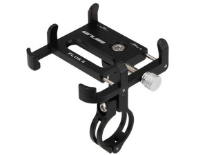 Uchwyt rowerowy motocyklowy GUB Plus 6 na telefon smartfon aluminiowy czarn
