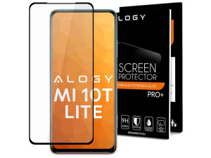 Szkło Alogy Full Glue case friendly do Xiaomi Mi 10T Lite Czarne
