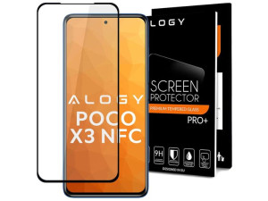 Szkło Alogy Full Glue case friendly do Xiaomi Poco X3 NFC / X3 PRO / Redmi