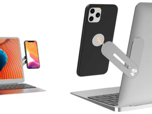 Uchwyt na telefon magnetyczny Alogy Multi Ekran mocowanie boczne Srebrny