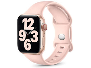 Sportowy pasek Alogy gumowy do Apple Watch 42/44/45/49mm Różowy