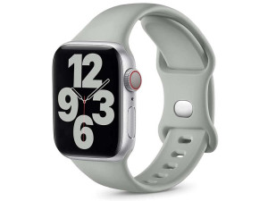 Sportowy pasek Alogy silikonowy do Apple Watch 38/40/41mm Szary