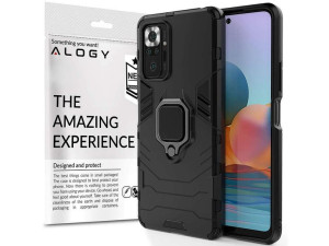 Etui Alogy Stand Ring Armor do Xiaomi Redmi Note 10 Pro czarne