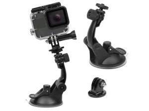 Uchwyt samochodowy Alogy długi na szybę do GoPro Hero 5/6/7/8/9/10/11/mini
