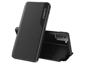 Etui z klapką portfel Alogy skórzane Smart View Cover do Samsung Galaxy S21