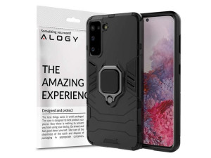 Etui obudowa Alogy Stand Ring Armor do Samsung Galaxy S21 FE czarne