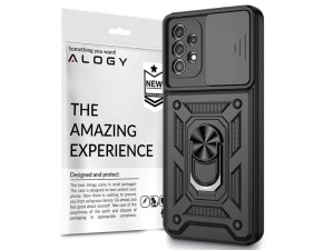 Etui obudowa Alogy Camshield Stand Ring z osłonką na aparat do Samsung Gala