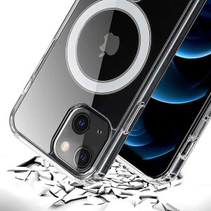 Etui do MagSafe Ultra Slim Mag Alogy do Qi do iPhone 13 Mini 5.4 Przezroczy