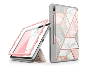 Etui Supcase Cosmo Full-body do Galaxy Tab S7 FE 12.4 T730/T736B Marble Pin