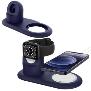 Uchwyt do ładowarki do MagSafe 2w1 Alogy stojak do Apple Watch/ iPhone 12 1