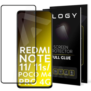 Szkło 9H Alogy Full Glue do etui case friendly do Xiaomi Redmi Note 11 / 11