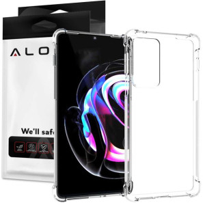 Silikonowe etui pancerne ShockProof Alogy do Motorola Moto Edge 20 Przezroc