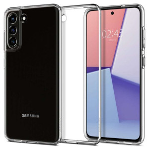 Etui na telefon Spigen Liquid Crystal do Samsung Galaxy S21 FE Crystal Clea