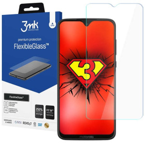 3mk Niepękające szkło hybrydowe ochronne Flexible Glass 7H do Motorola Moto