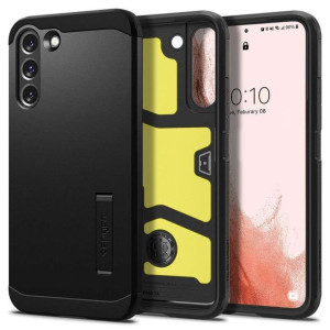 Etui pokrowiec Spigen Tough Armor obudowa plecki do Samsung Galaxy S22 Blac