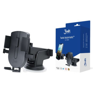 Uchwyt samochodowy na telefon 3mk Twist Automatic Car Holder na kokpit/ szy