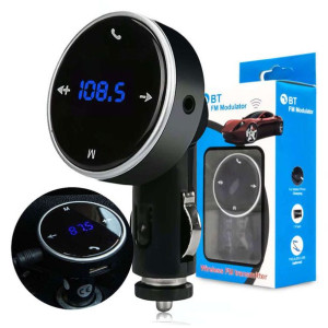 Transmiter FM Bluetooth Alogy ładowarka USB zestaw głośnomówiący do auta z
