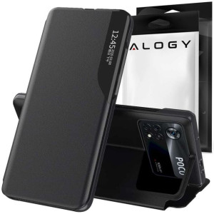 Etui Alogy Smart View Cover z klapką portfel skórzane do Xiaomi Poco M4 Pro