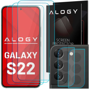Szkło hartowane 9H 3x na ekran + 2x na obiektyw kamerę Alogy Glass Pack do