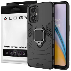 Etui ochronne Alogy Stand Ring Armor do Oppo Reno7 Lite 5G Czarne