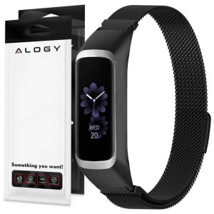 Bransoleta Milanese pasek Alogy stal nierdzewna do Samsung Galaxy Fit 2 SM-