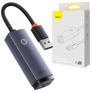 Adapter karta sieciowa LAN Baseus Erhernet przejściówka USB-A do RJ45 100Mb