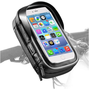 Torba sakwa wodoodporna RockBros B31-BK uchwyt na rower na telefon do 6.7 c