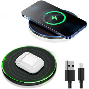 Ładowarka indukcyjna Alogy szybka bezprzewodowa Qi 20W do Apple AirPods iPh