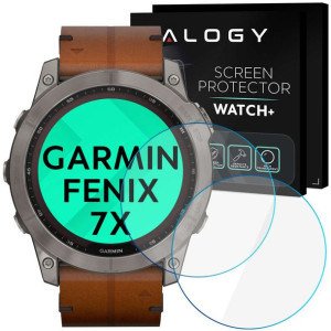 2x Szkło Hartowane ochronne na zegarek Garmin Fenix 7X Alogy Screen Protect