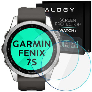 2x Szkło Hartowane ochronne na zegarek Garmin Fenix 7S Alogy Screen Protect