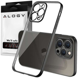 Etui Alogy TPU Luxury Case z osłonką na aparat do Apple iPhone 13 Pro czarn