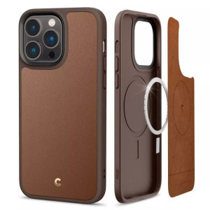 Etui Spigen Cyrill Kajuk Mag MagSafe do Apple iPhone 14 Pro Max Saddle Brow