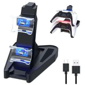 Stacja dokująca ładowarka podwójna do kontrolerów 2x Pad do PlayStation 5 P