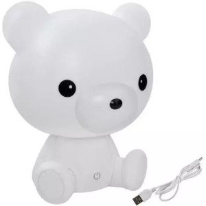 Lampka nocna LED dla dzieci 16 kolorów Lampa Miś