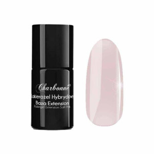 Lakier Hybrydowy CHARBONNE Base EXTENSION Soft Pink 15ml
