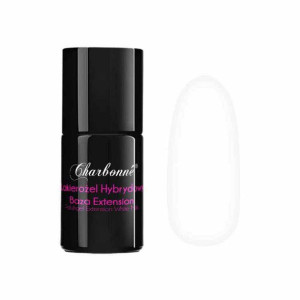 Lakier Hybrydowy CHARBONNE Base EXTENSION White Milk 7ml