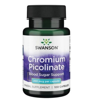 Swanson Chrom Pikolinian 200mcg 100kaps