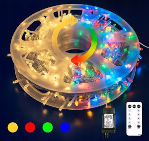 Lampki świąteczne na prąd girlanda LED łańcuch XXL