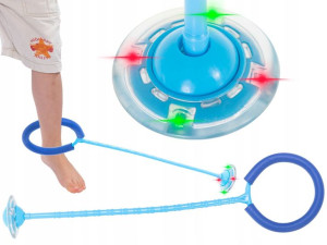 Skakanka Hula Hop Na Nogę Świecąca Led Gra Zabawka