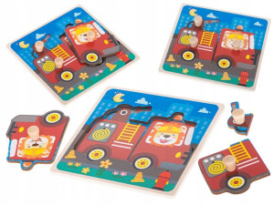 Puzzle Drewniane Układanka Edukacyjna Dla Dzieci
