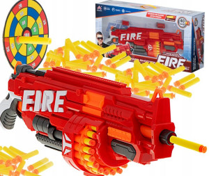 Wyrzutnia Karabin Bębenkowy Fire 40 Strzałek Gra
