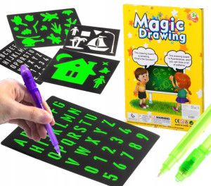 Magiczna Tablica Do Rysowania Światłem Długopis Uv