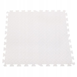 Puzzle Piankowe Mata Dla Dzieci Białe 60x60 4szt