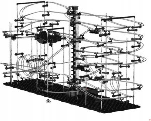 Tor kulkowy spacerail kulki rollercoaster level 5