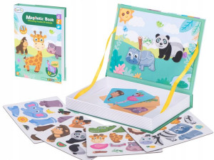 Układanka edukacyjna puzzle klocki magnetyczne